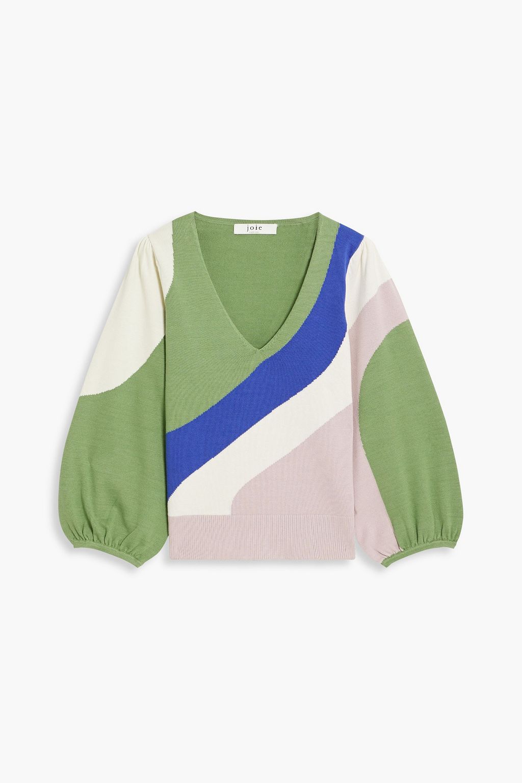 Sunland intarsia cotton sweater