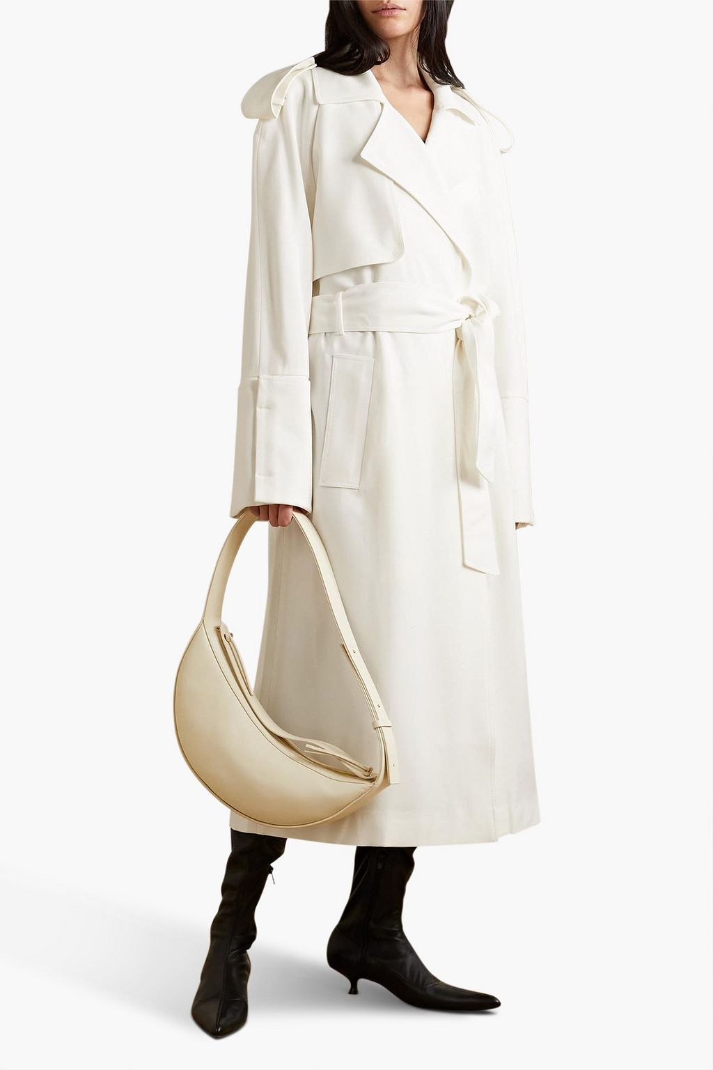 BITE STUDIOS Wool-twill trench coat