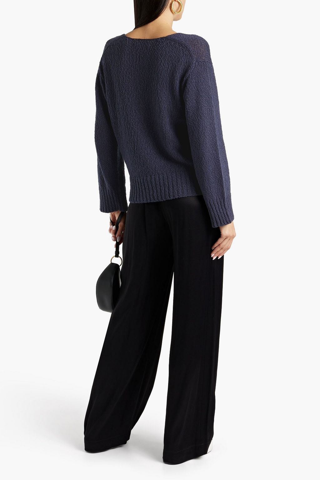 JOIE Orian crochet-knit cotton sweater