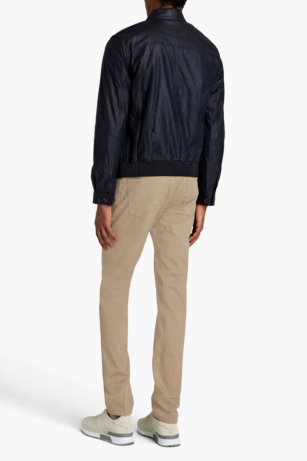 TOD'S Slim-fit stretch-cotton twill pants
