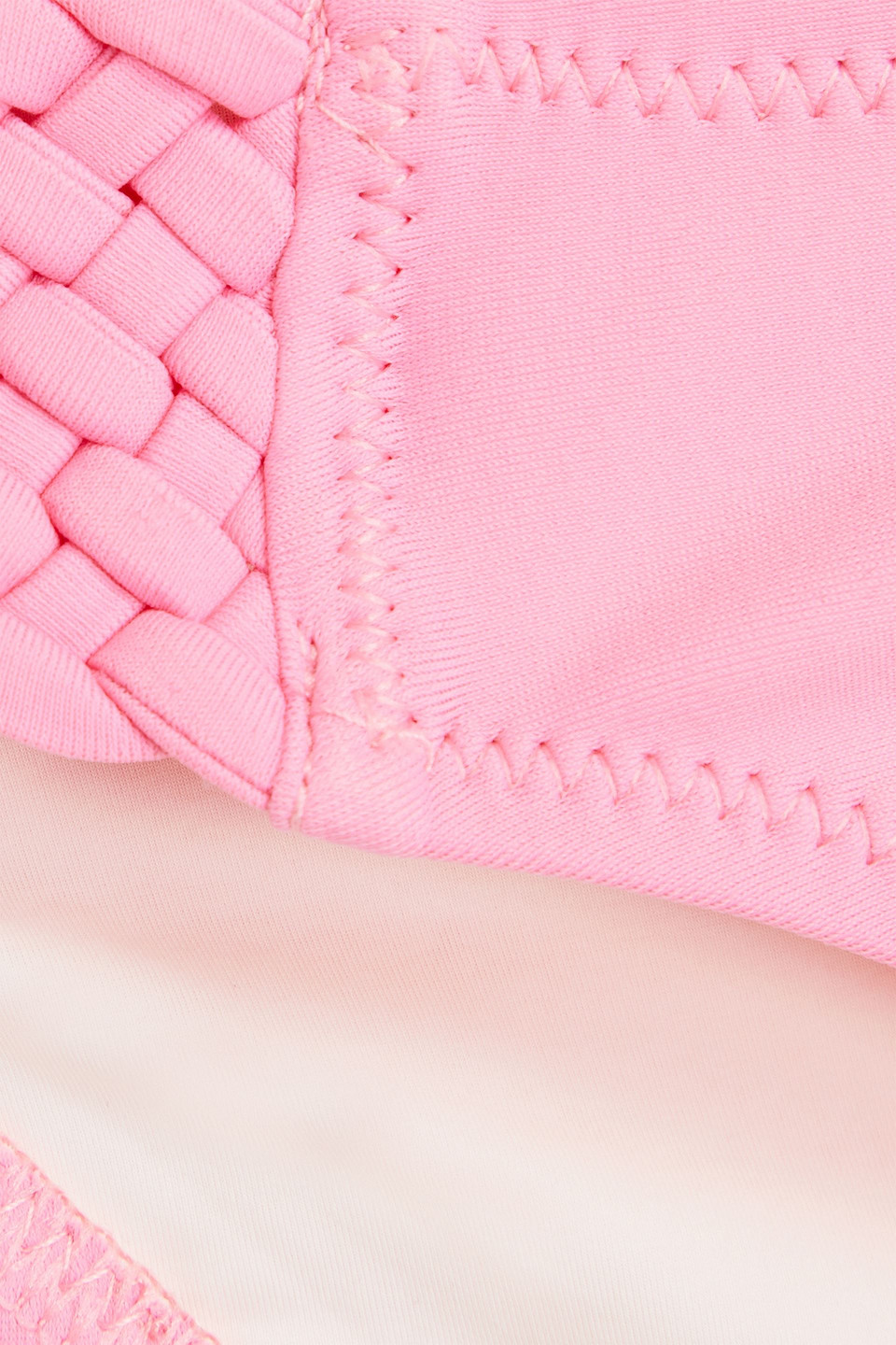 Solid & Striped Elle Woven Low-rise Bikini Briefs In Bubblegum