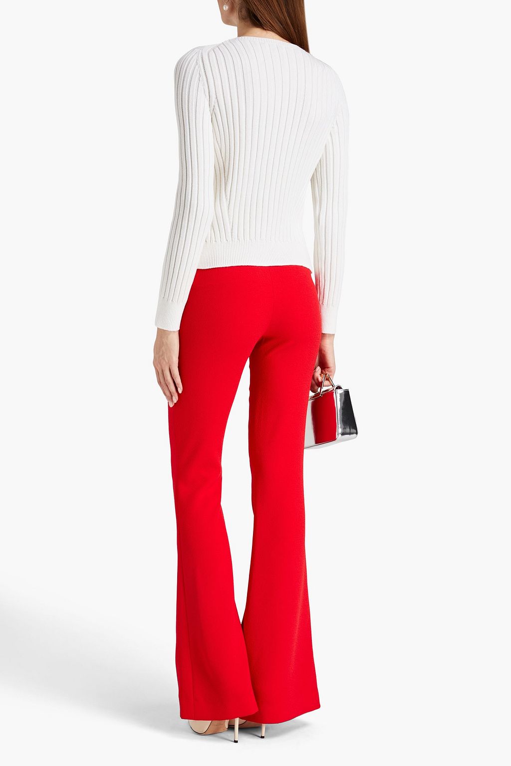 SEMSEM Camille texturedcrepe flared pants THE
