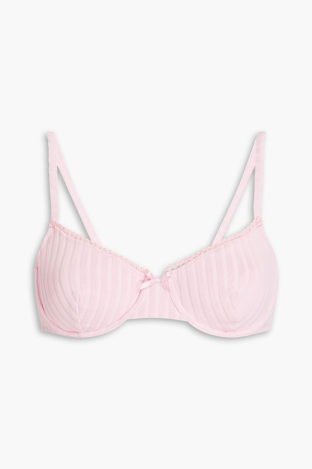 Striped underwire bikini top outlet