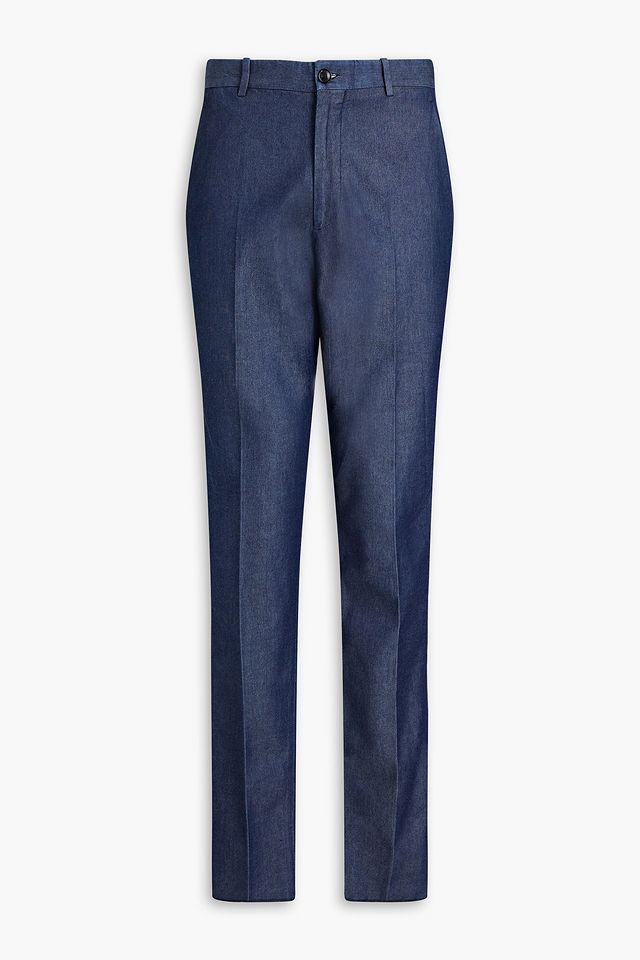 Slim-fit denim pants
