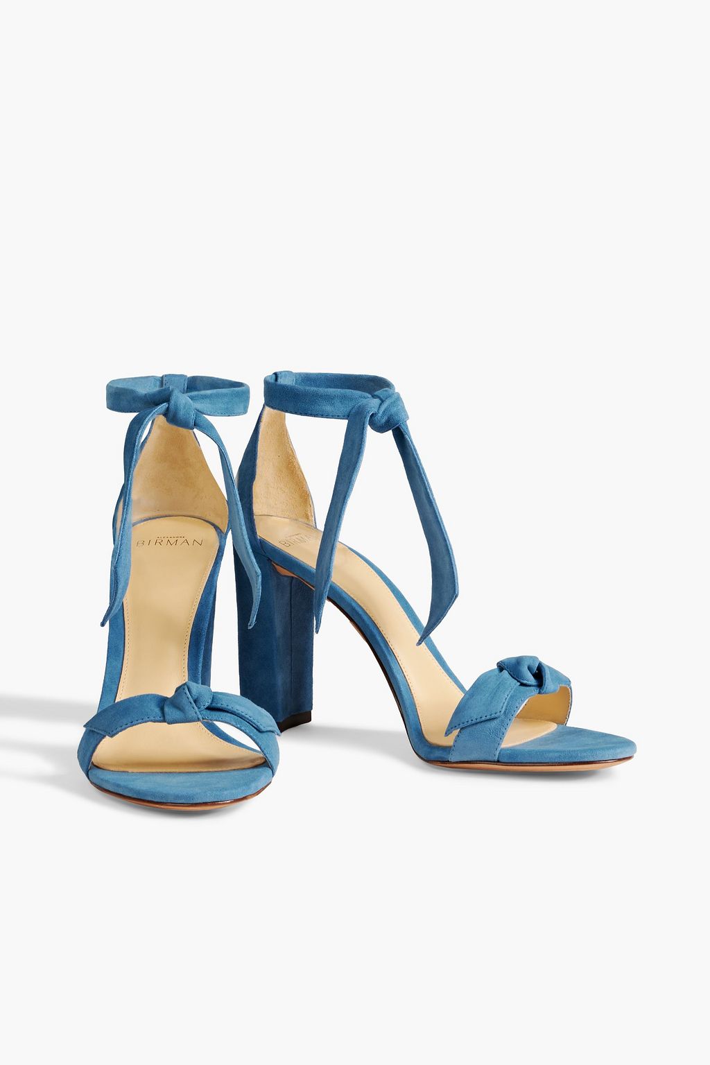 ALEXANDRE BIRMAN Clarita bow-detailed suede sandals
