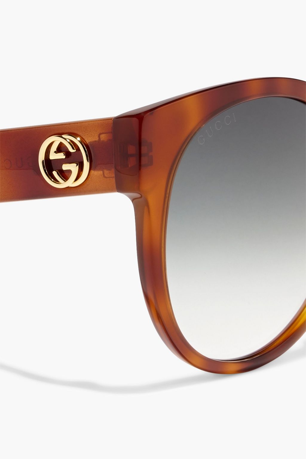 GUCCI D-frame tortoiseshell acetate sunglasses