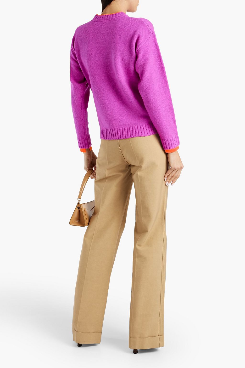 VICTORIA, VICTORIA BECKHAM Brushed wool sweater