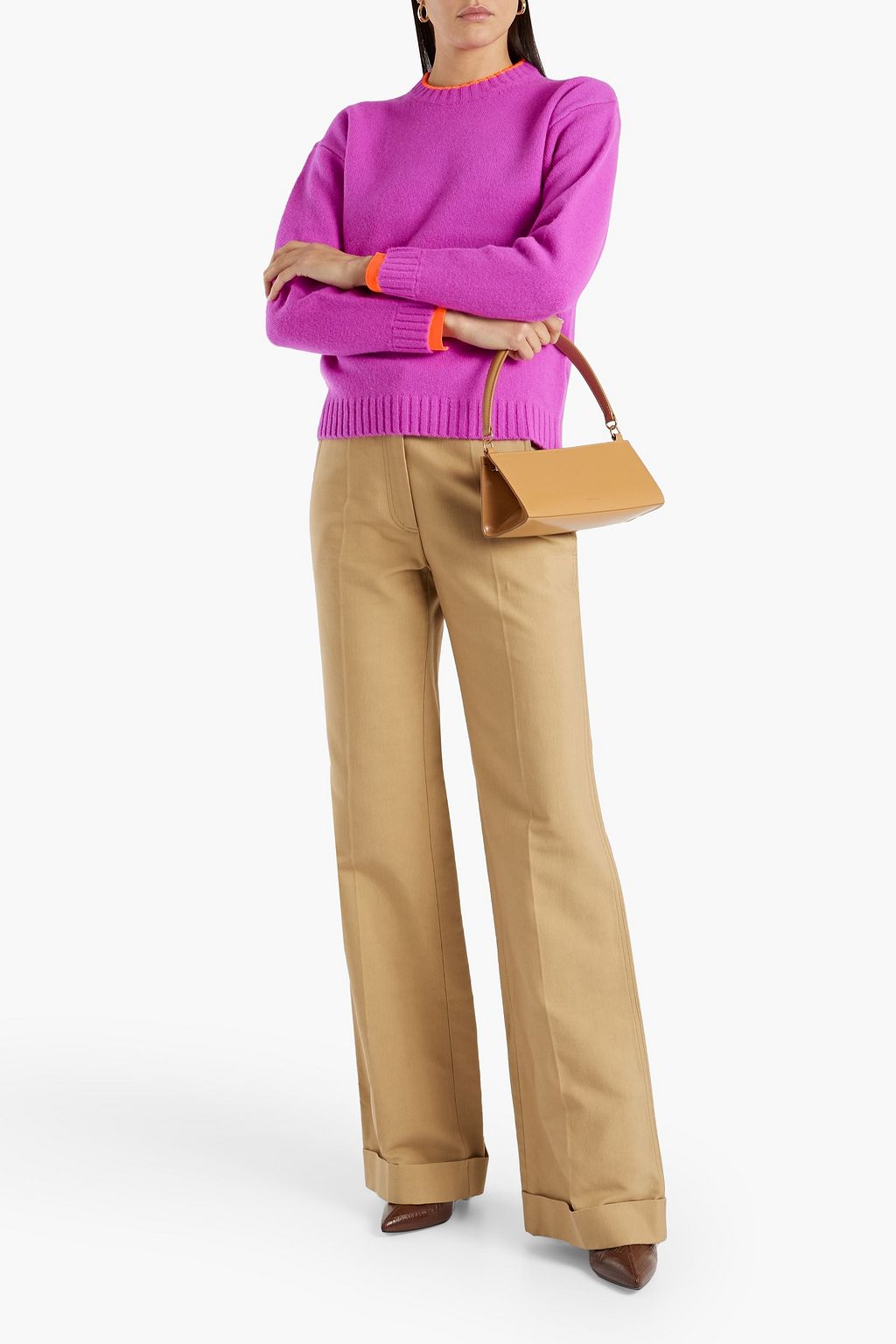 VICTORIA, VICTORIA BECKHAM Brushed wool sweater