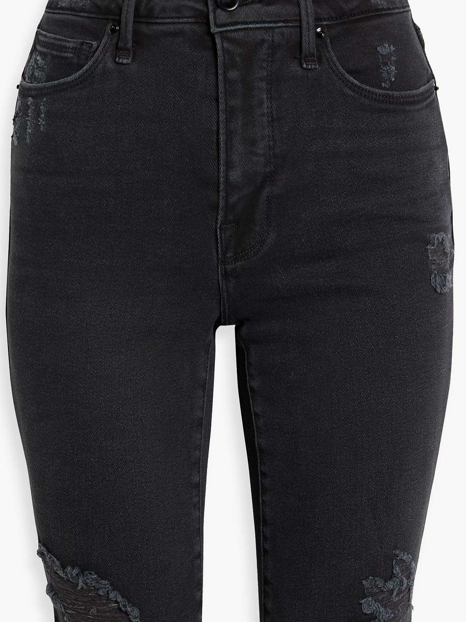 good bermuda distressed denim shorts