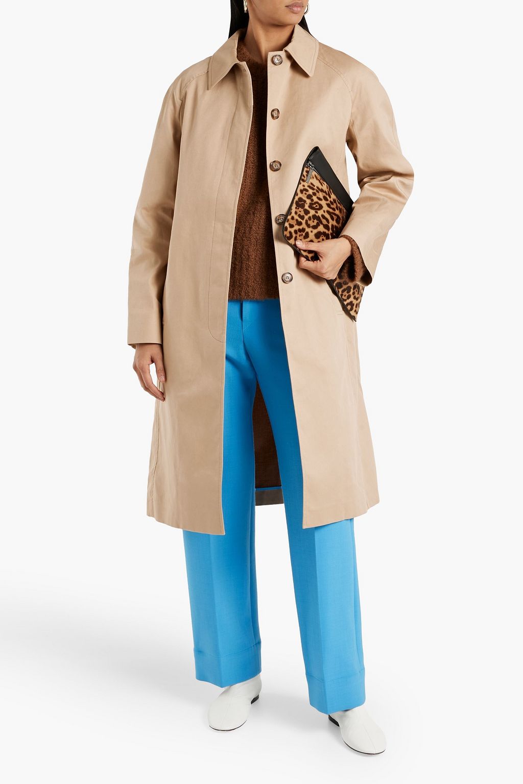 VICTORIA BECKHAM Cotton-gabardine trench coat