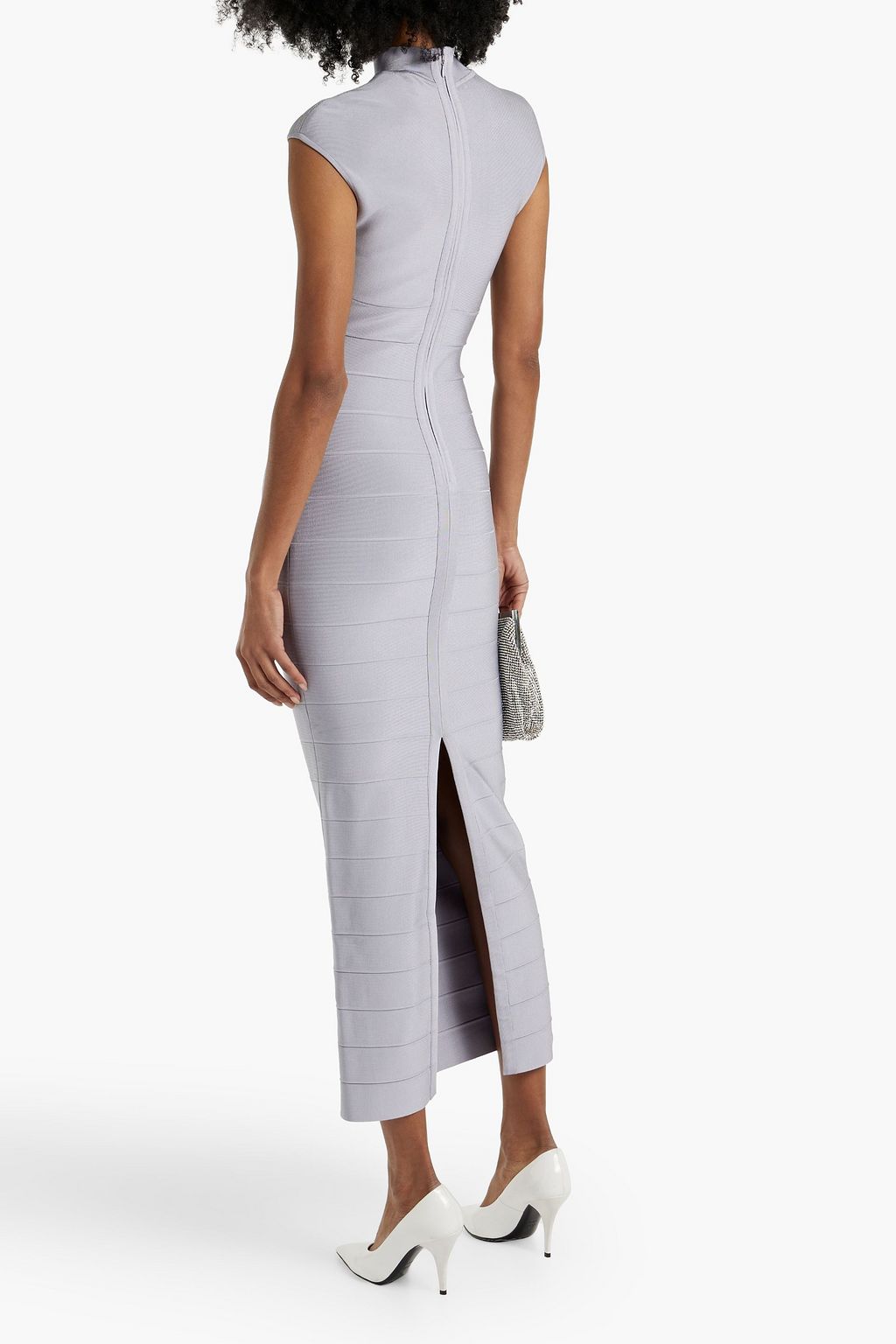 HERVÉ LÉGER Cutout bandage maxi dress