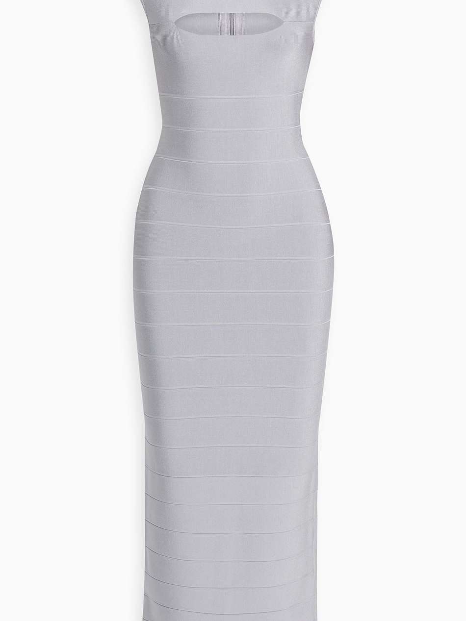 cutout bandage maxi dress