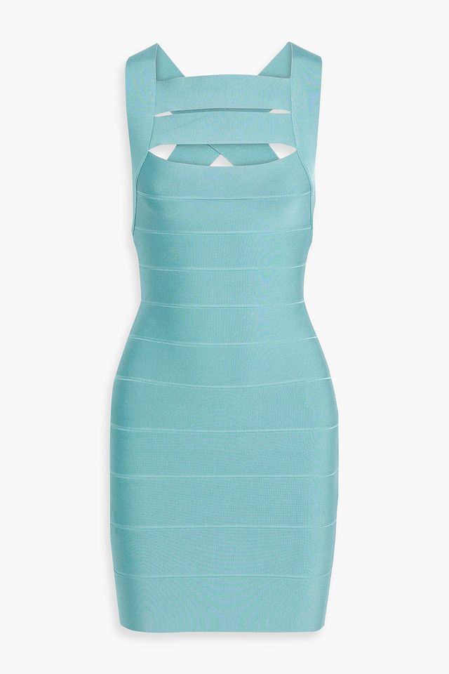 Cutout bandage mini dress