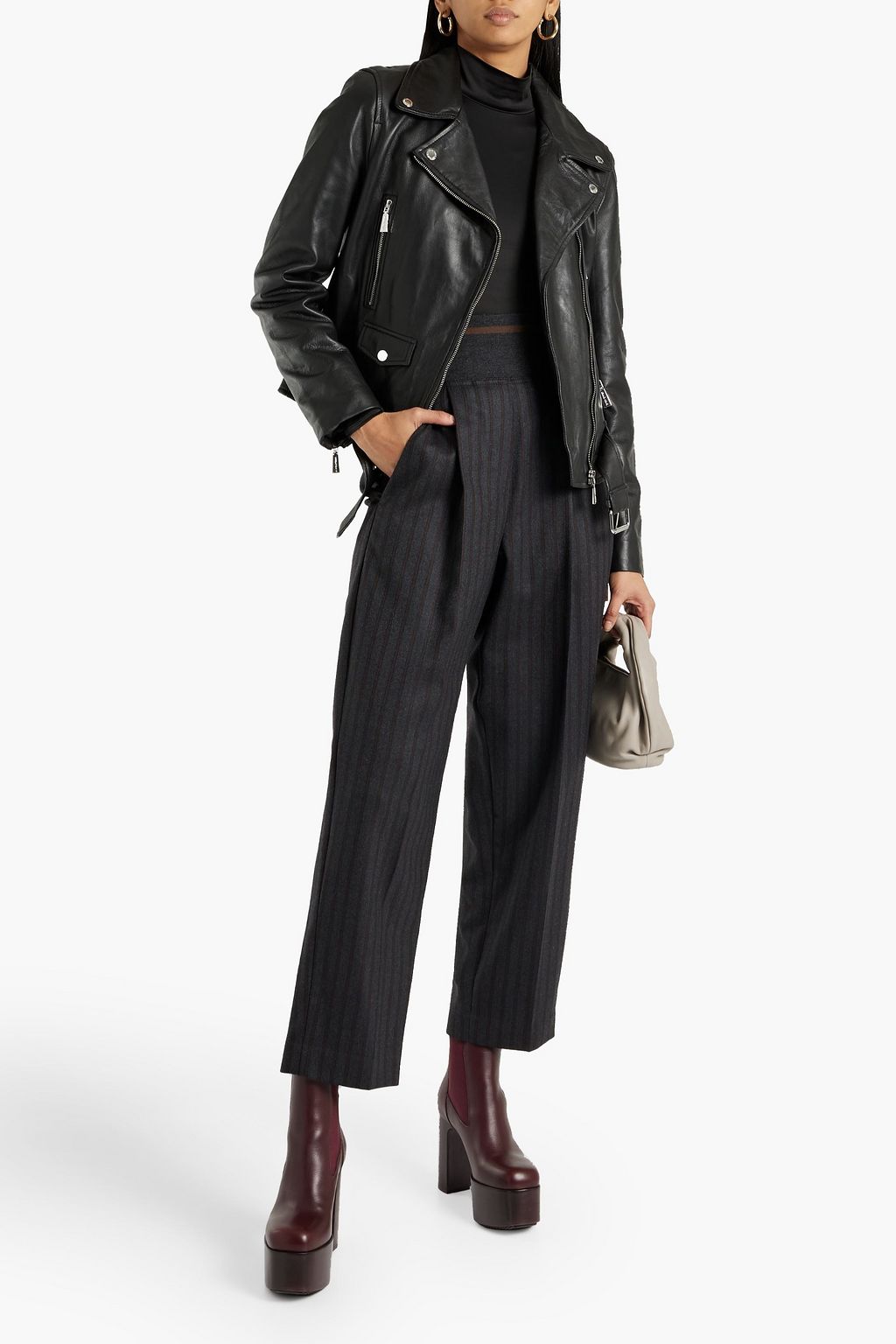 EACH X OTHER Leather biker jacket