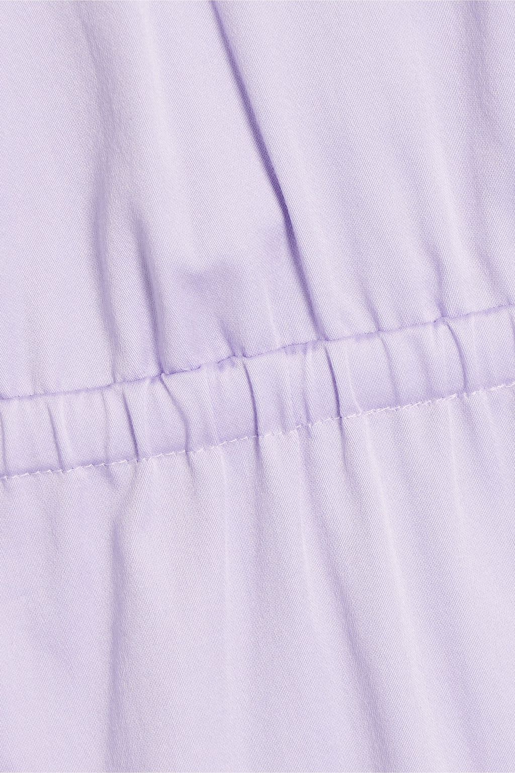 ALICE + OLIVIA Hartley tiered cotton-blend poplin midi dress