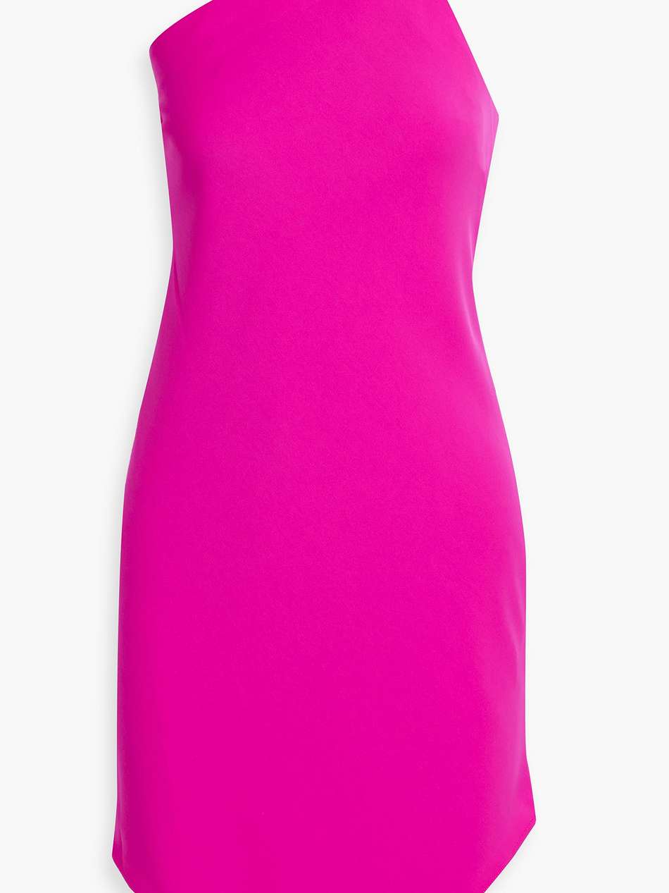 mia one-shoulder crepe mini dress