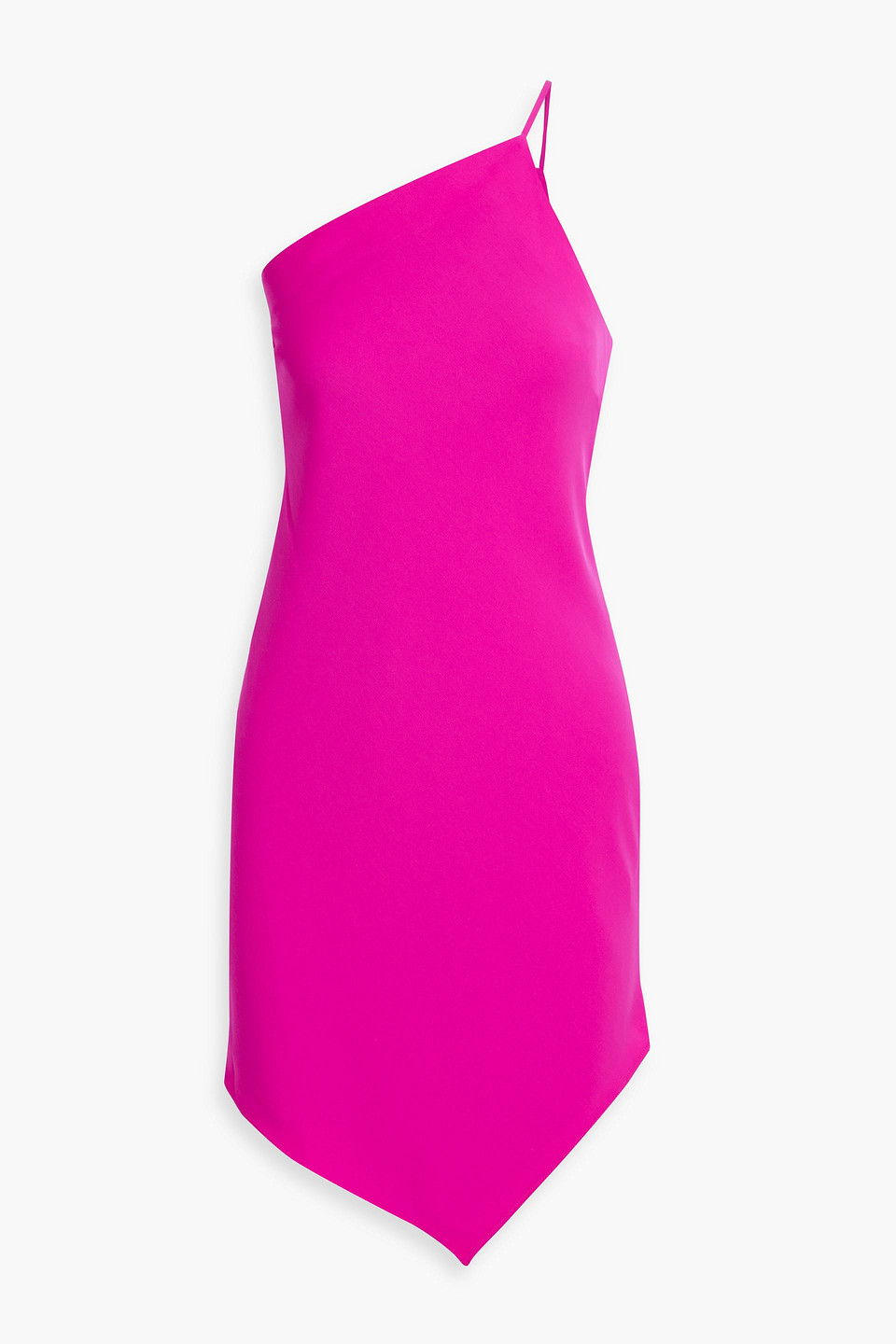 Mia one-shoulder crepe mini dress