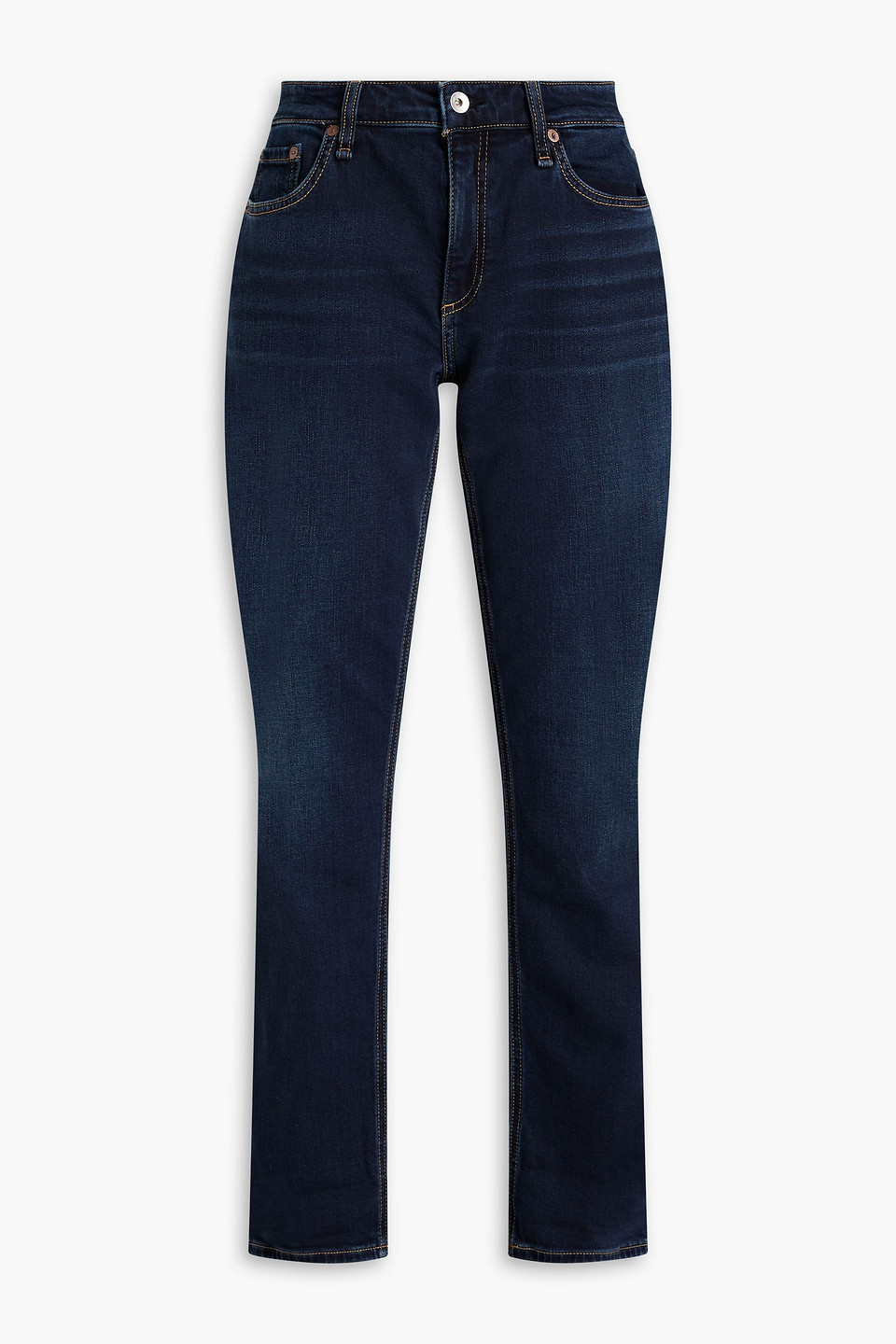 Shop Rag & Bone Dre Slim Boyfriend Jeans In Dark Denim