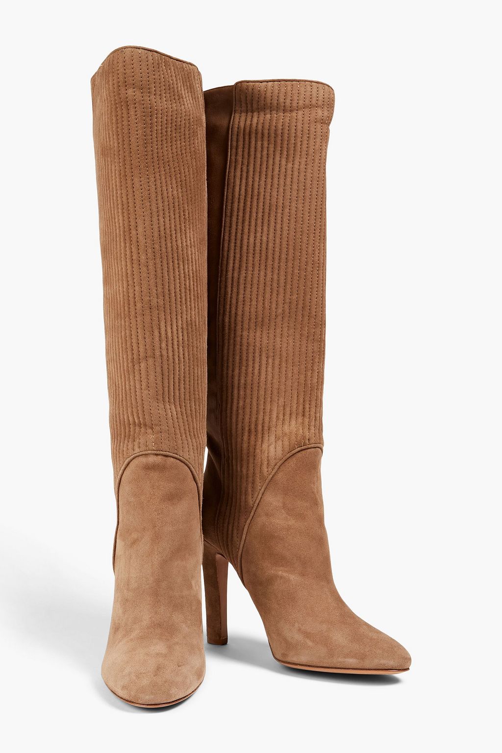GABRIELA HEARST Ben quilted suede knee boots