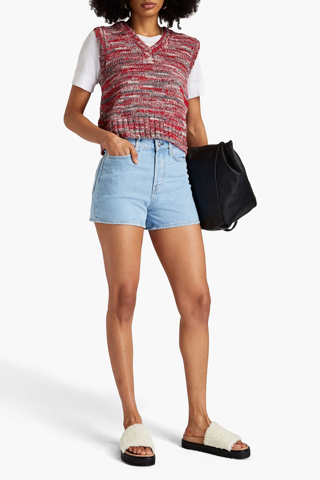 RAG & BONE Maya denim shorts