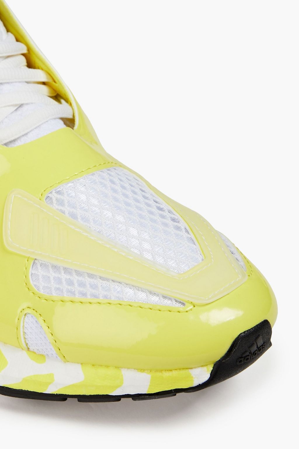 ADIDAS BY STELLA MCCARTNEY حذاء سنيكرز ’’ألترا بوست 22’’ مصنوع من نسيج بحبكة مطاطية ومن الشبك والجلد اللامع الصناعي مزين بطبعات