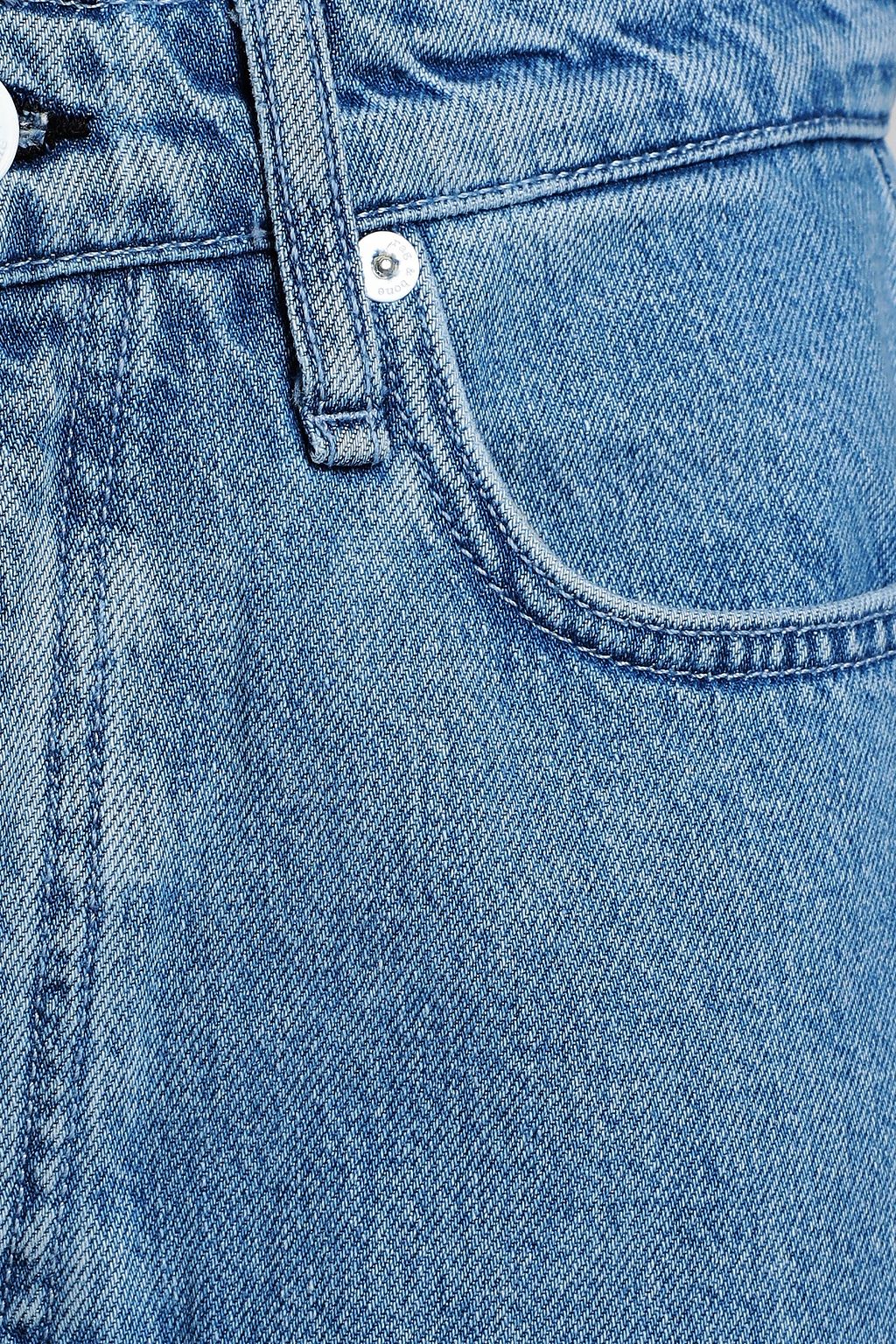 RAG & BONE بنطلون جينز «أليسا» بقصة بوي فريند وبلون باهت