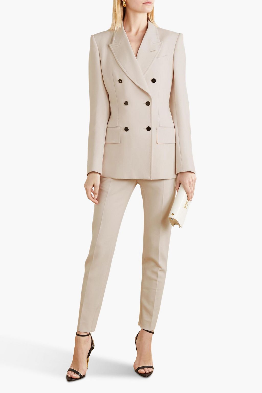 TOM FORD Double-breasted wool-blend blazer