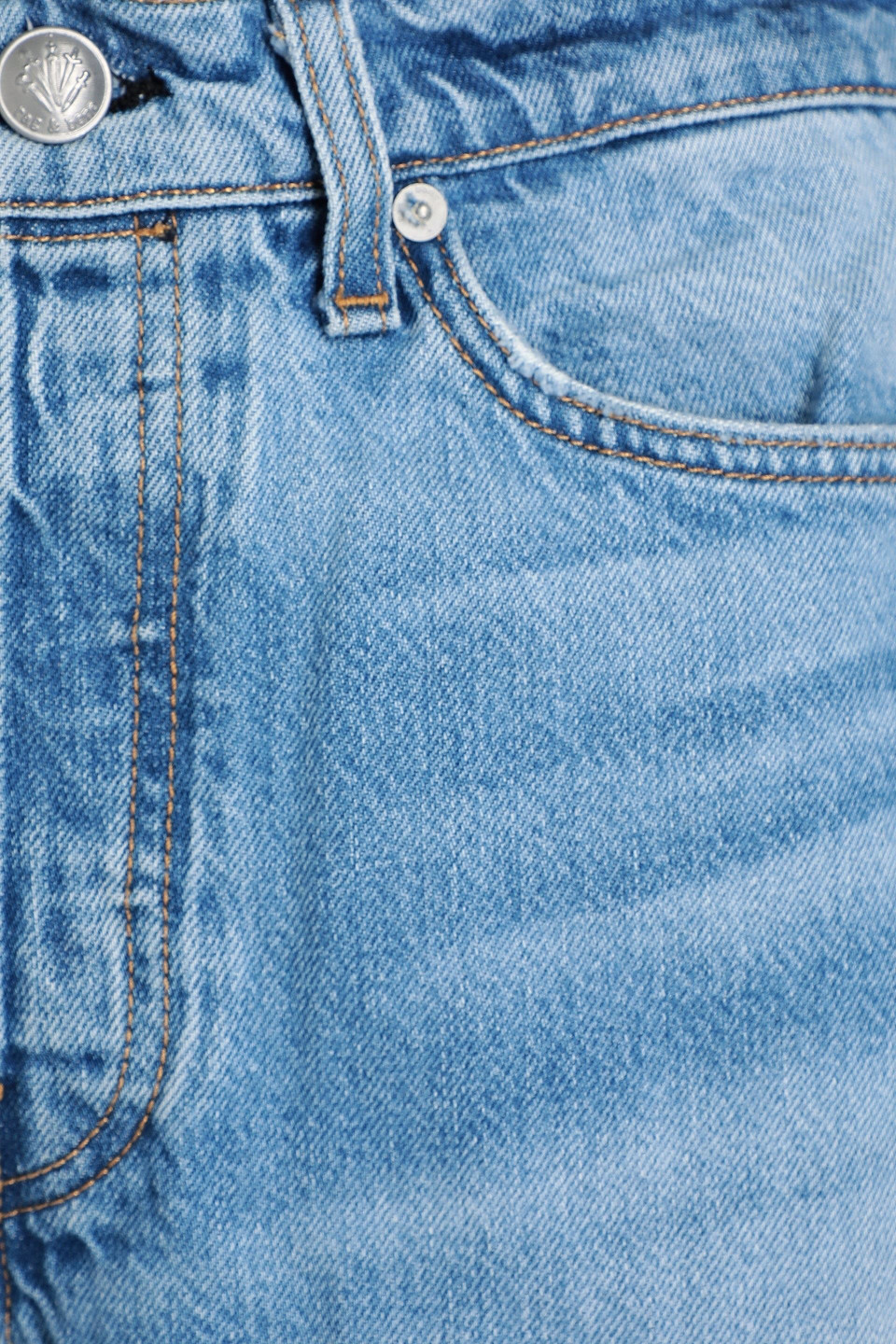 Rag & Bone Maya High Waist Raw Hem Denim Shorts In Light Denim