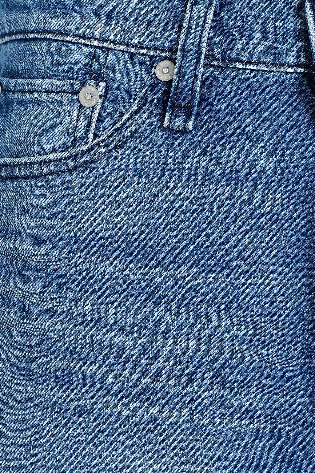 RAG & BONE شورت «مايا» من الجينز بلون باهت