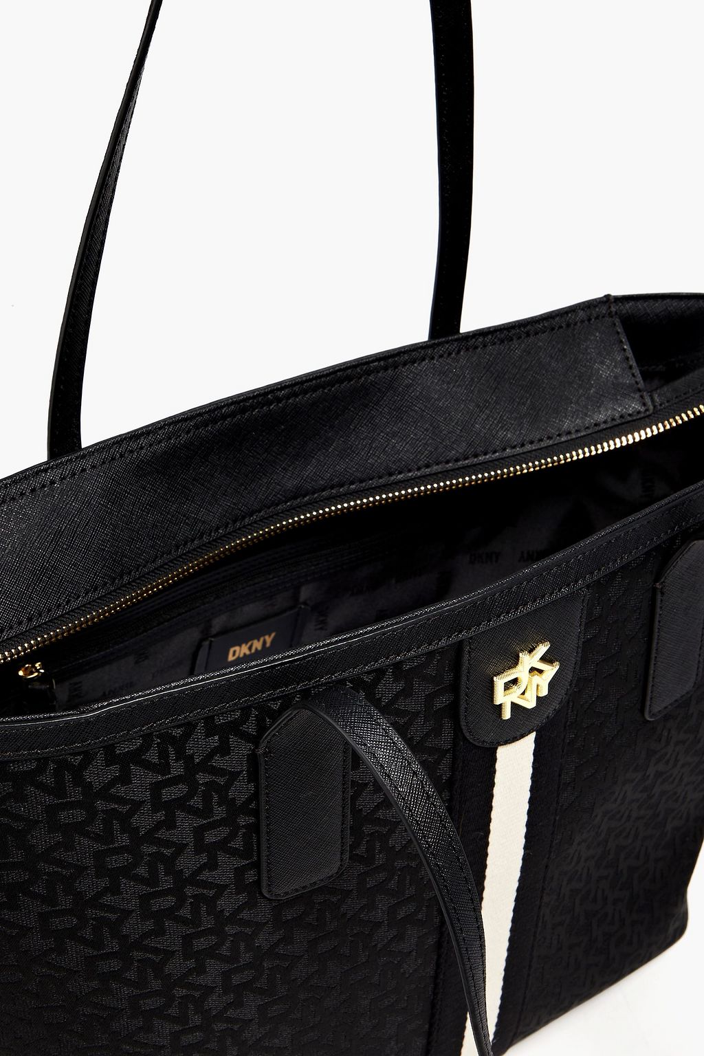 DKNY Carol logo-print woven tote