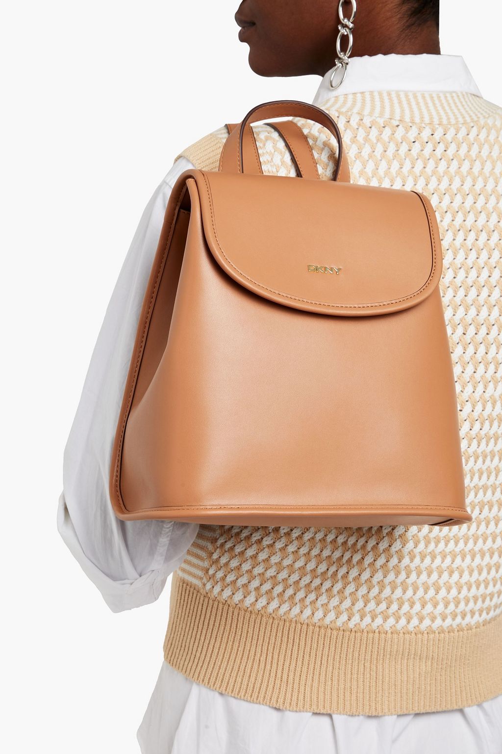 DKNY Brook leather backpack