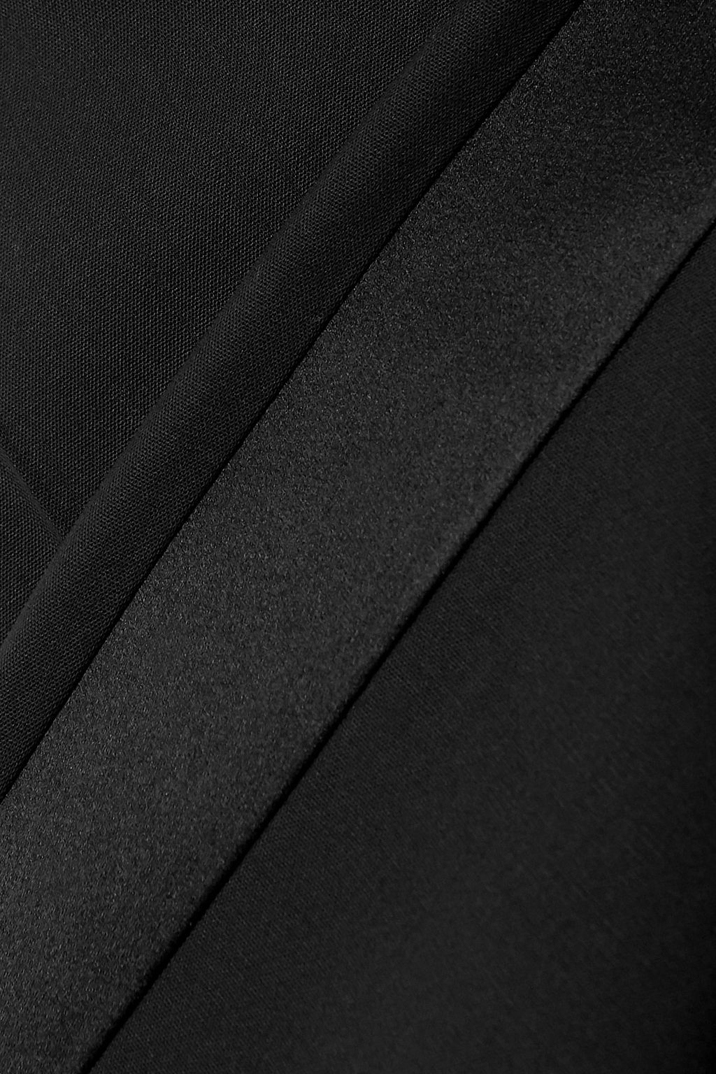TOM FORD Silk satin-trimmed wool-blend straight-leg pants