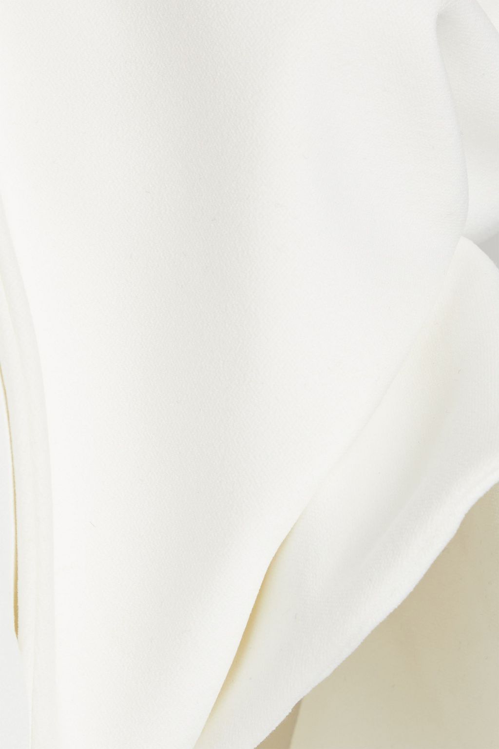 BADGLEY MISCHKA クレープ ロングドレス ラッフル付き