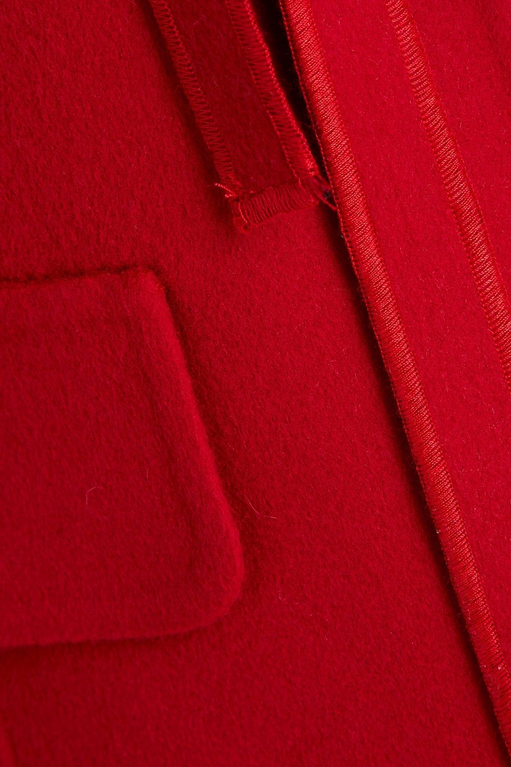 OSCAR DE LA RENTA Wool and cashmere-blend felt jacket