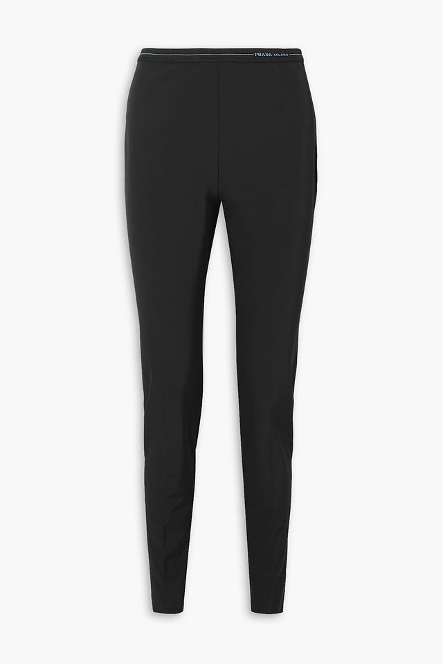 Stretch-twill leggings
