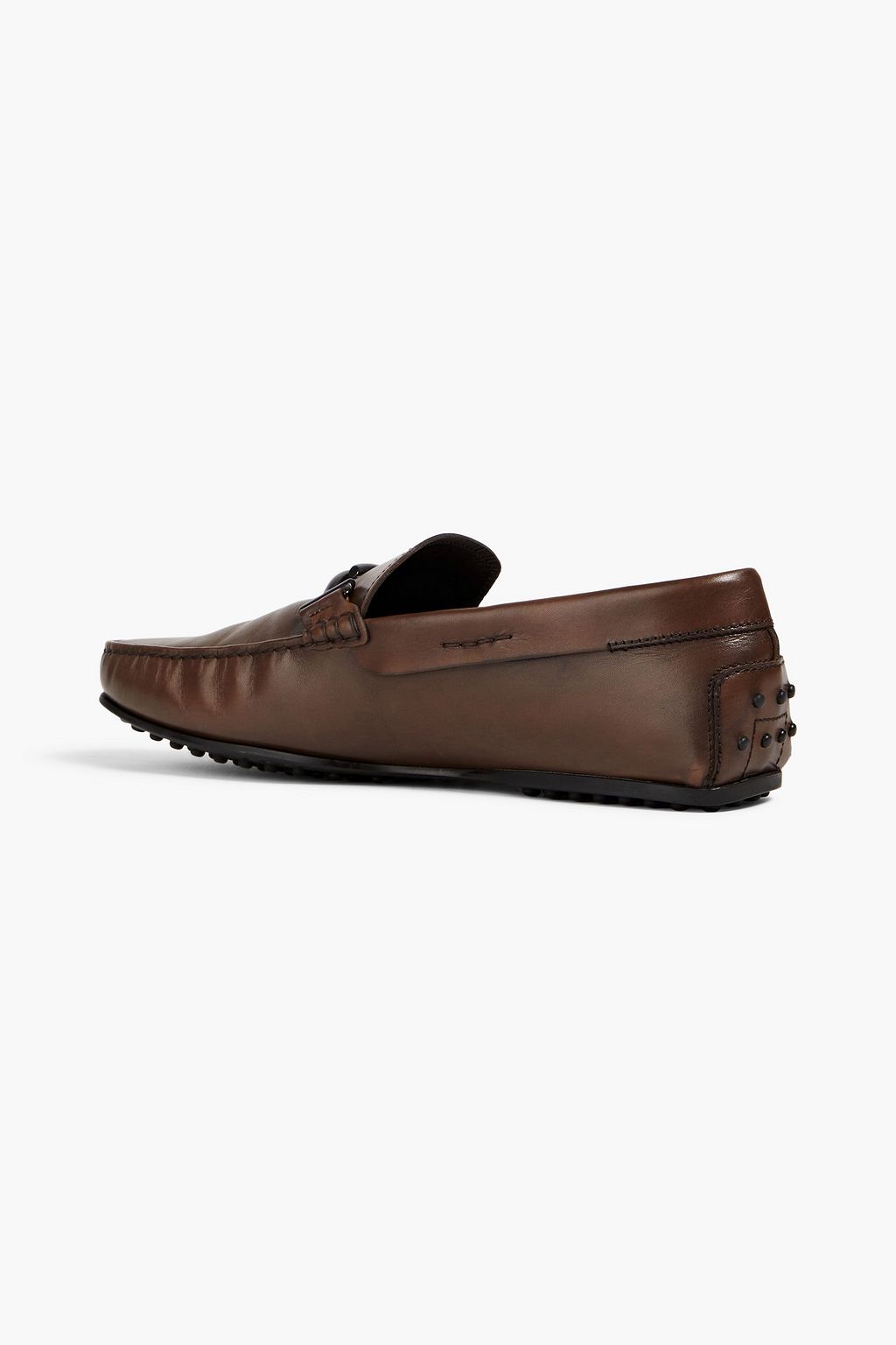 TOD'S + Alber Elbaz Double T レザー ドライビングシューズ