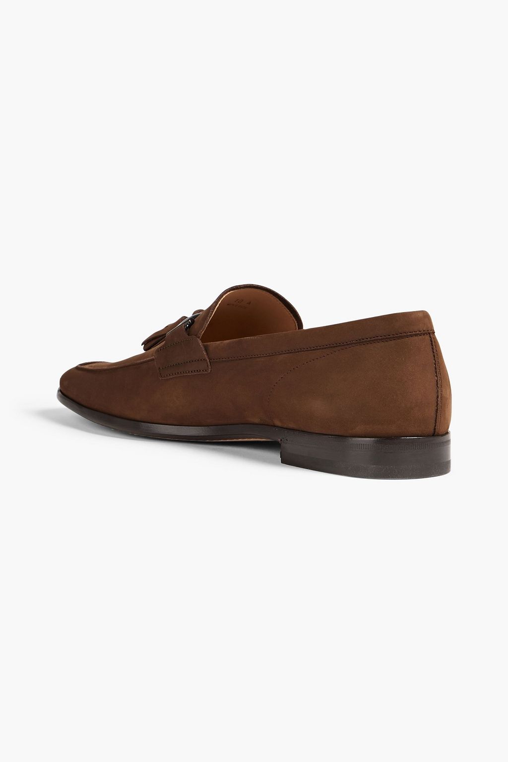 TOD'S Double T tasseled suede loafers