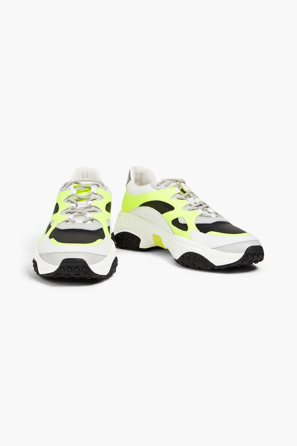 TOD'S Sneakers aus Leder in Colour-Block-Optik