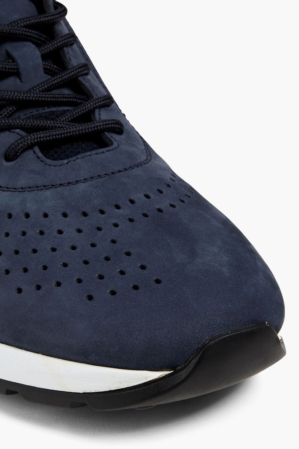 TOD'S Perforated nubuck sneakers
