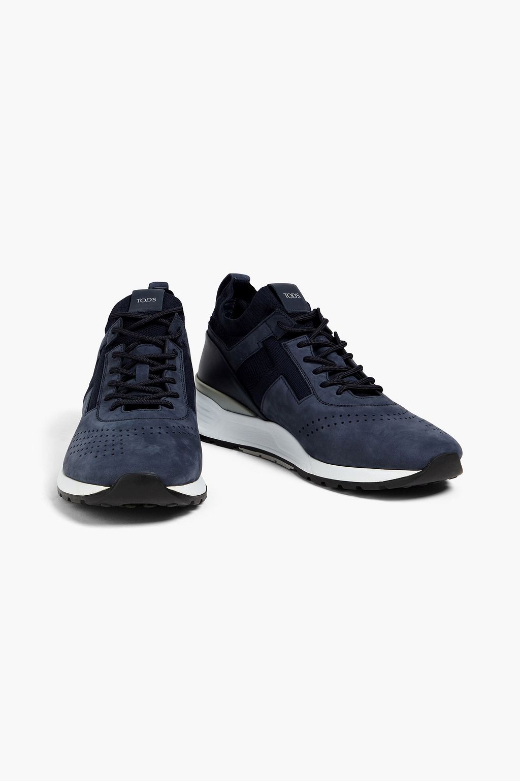 TOD'S Perforated nubuck sneakers