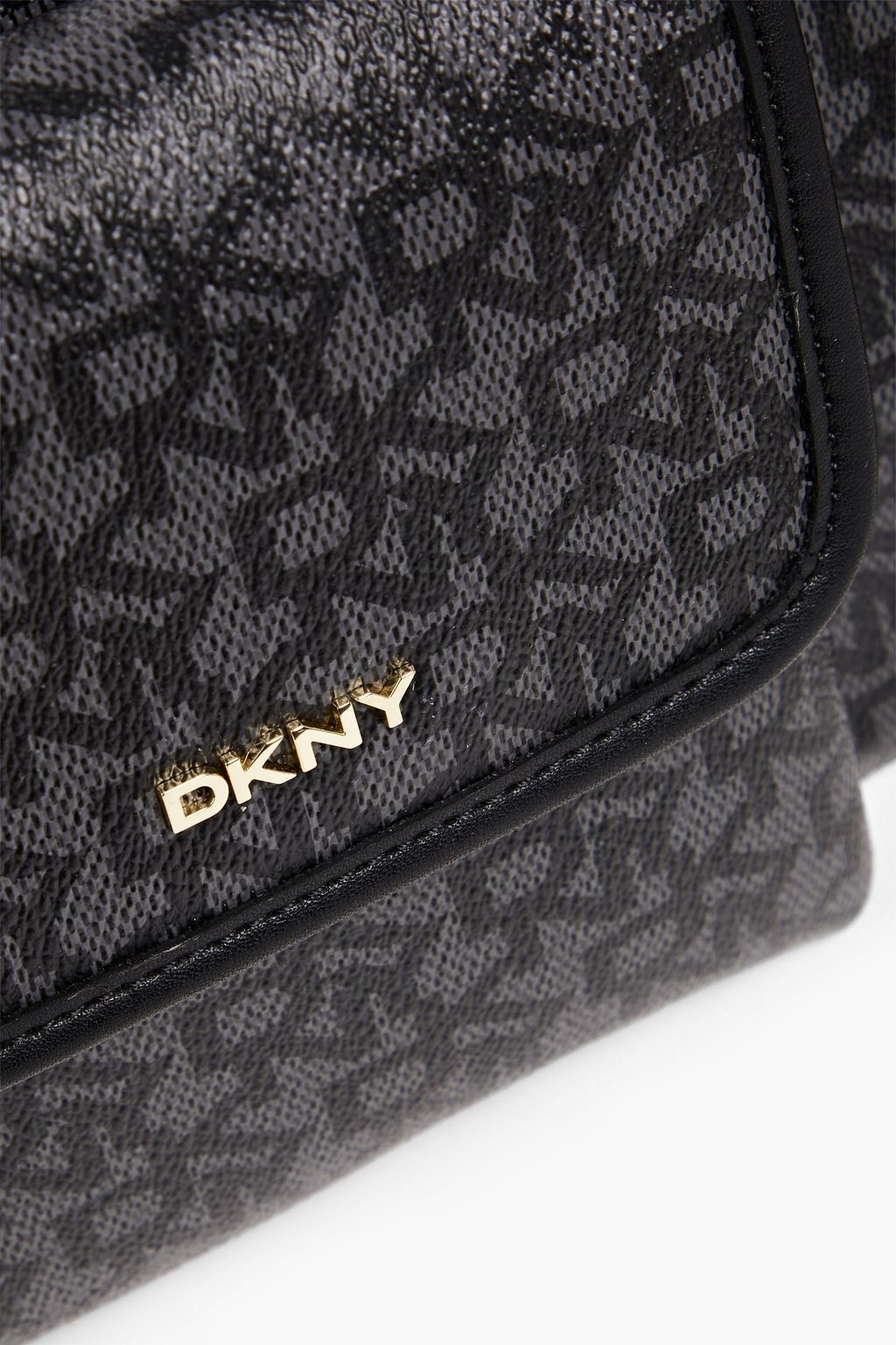 DKNY Brook logo-print coated canvas belt bag