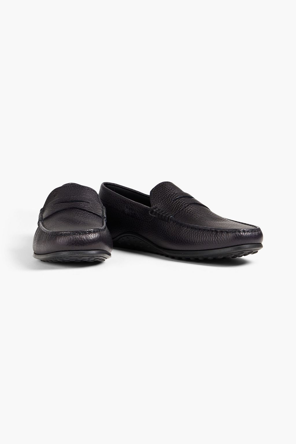 TOD'S Gommino pebbled-leather loafers