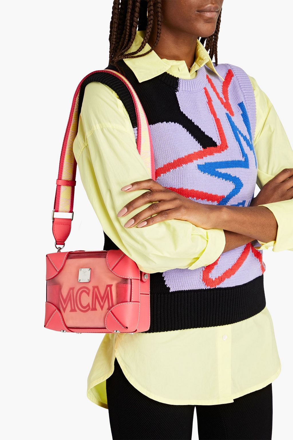MCM Printed PVC tote