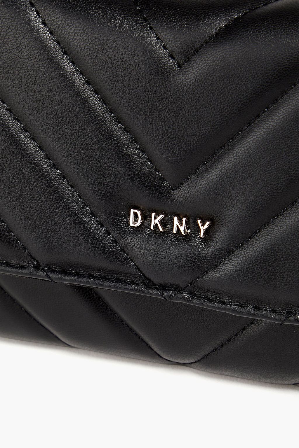 DKNY Quilted faux leather cross-body bag