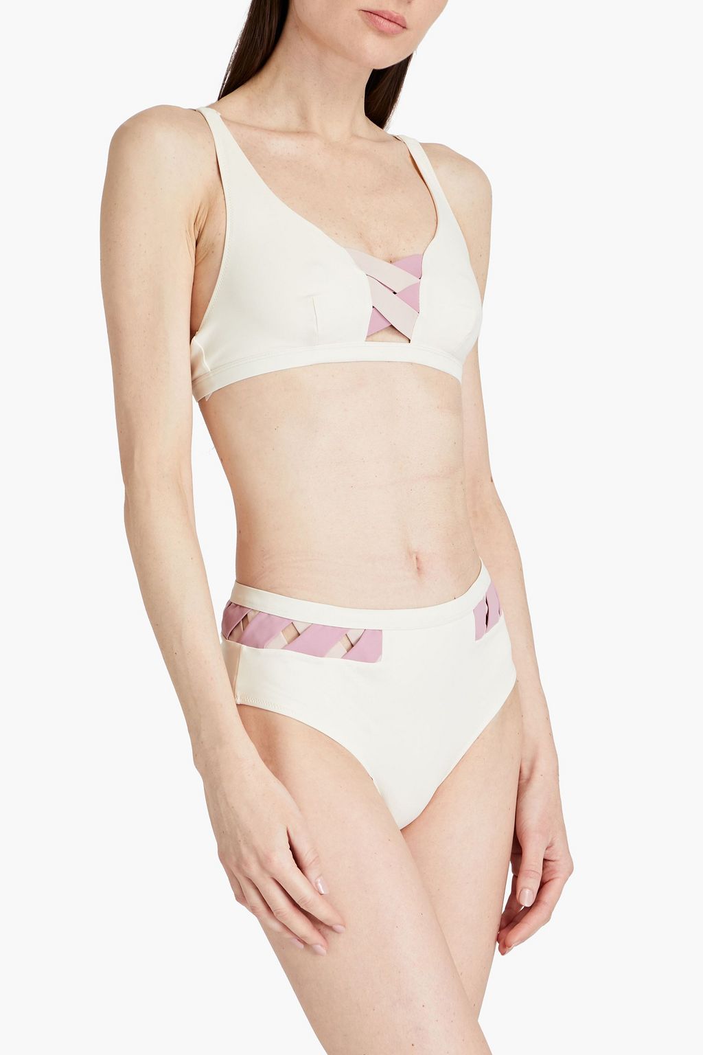 VALIMARE Martinique color-block triangle bikini top