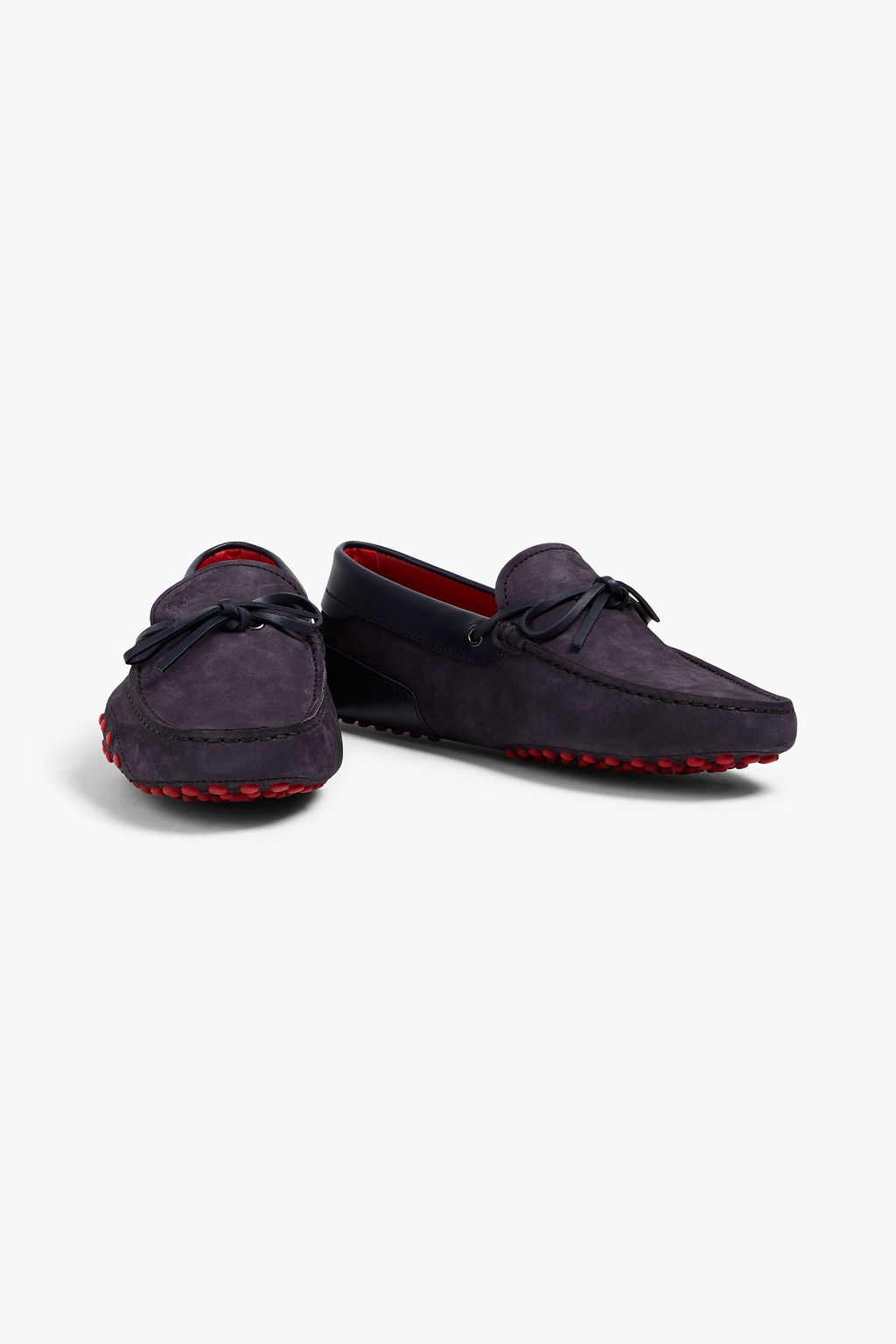 TOD'S FOR FERRARI Nubuck driving shoes