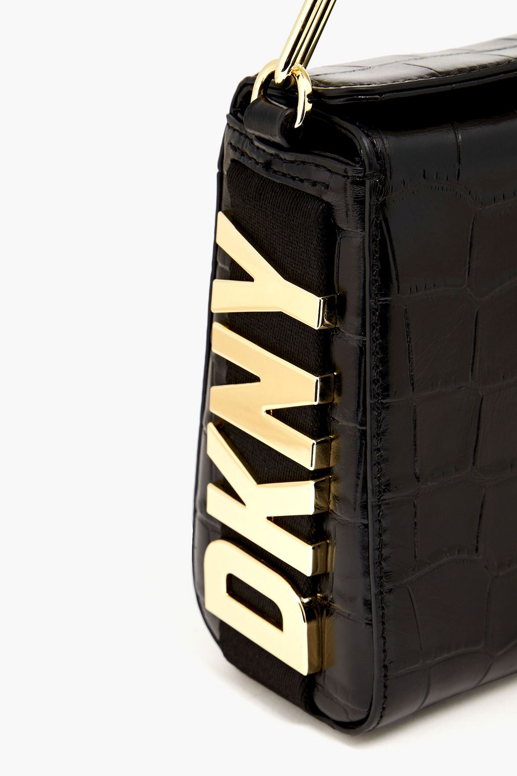 DKNY Kym croc-effect leather shoulder bag