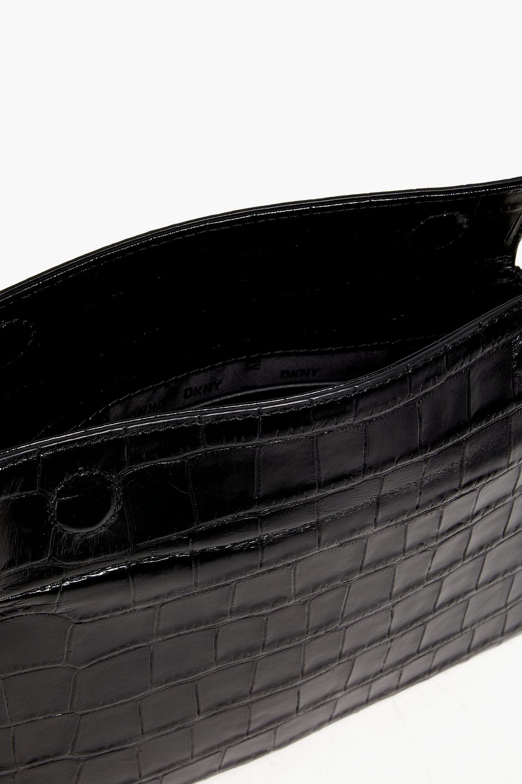 DKNY Kym croc-effect leather shoulder bag