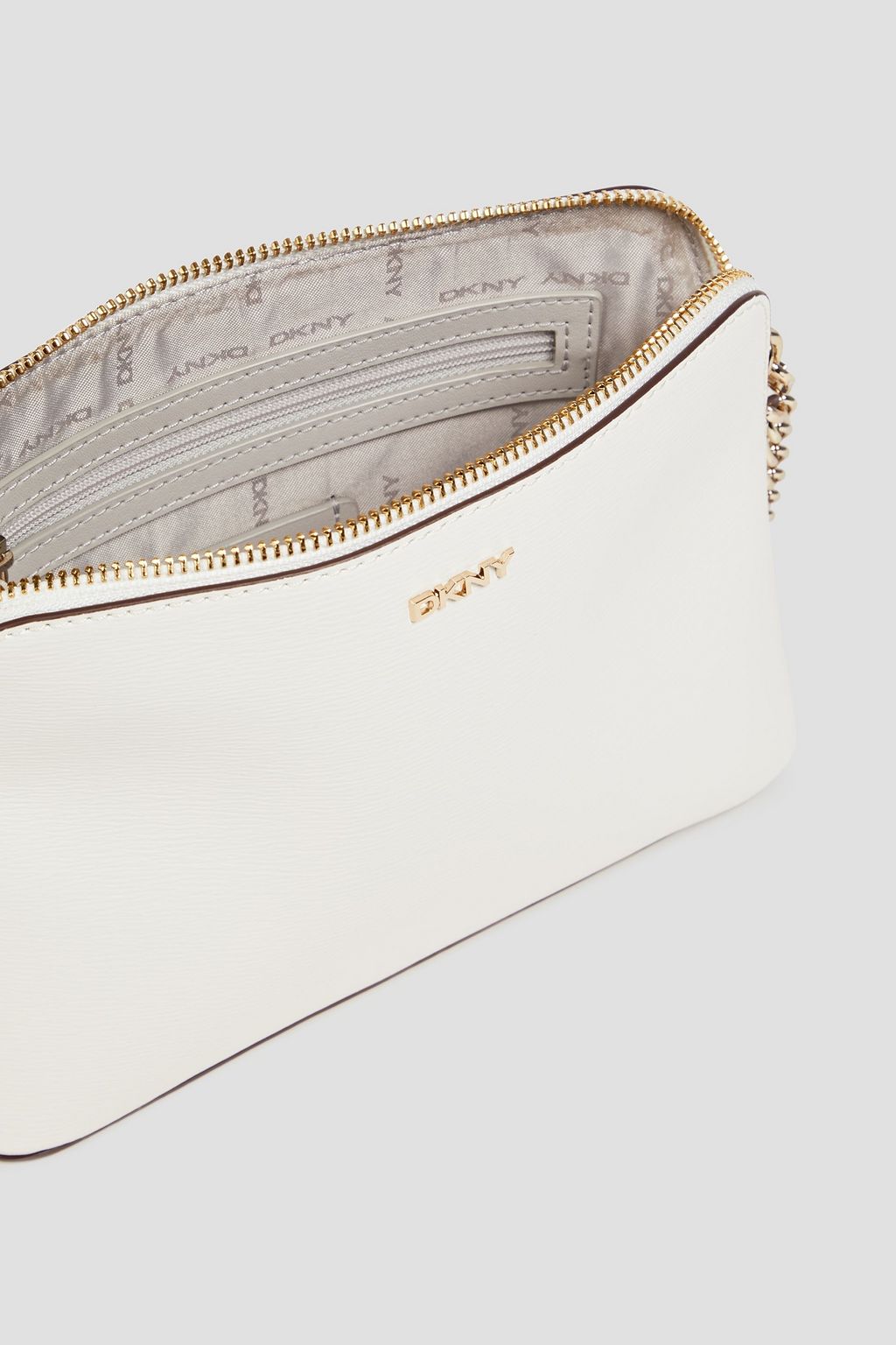 DKNY Bryant Dome textured-leather shoulder bag