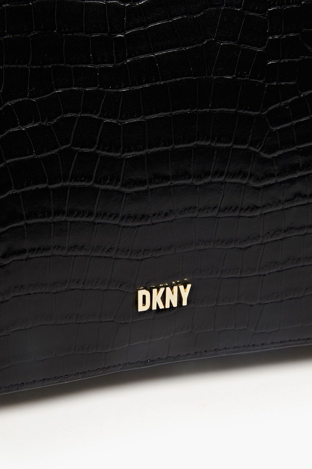 DKNY Taylor croc-effect leather shoulder bag